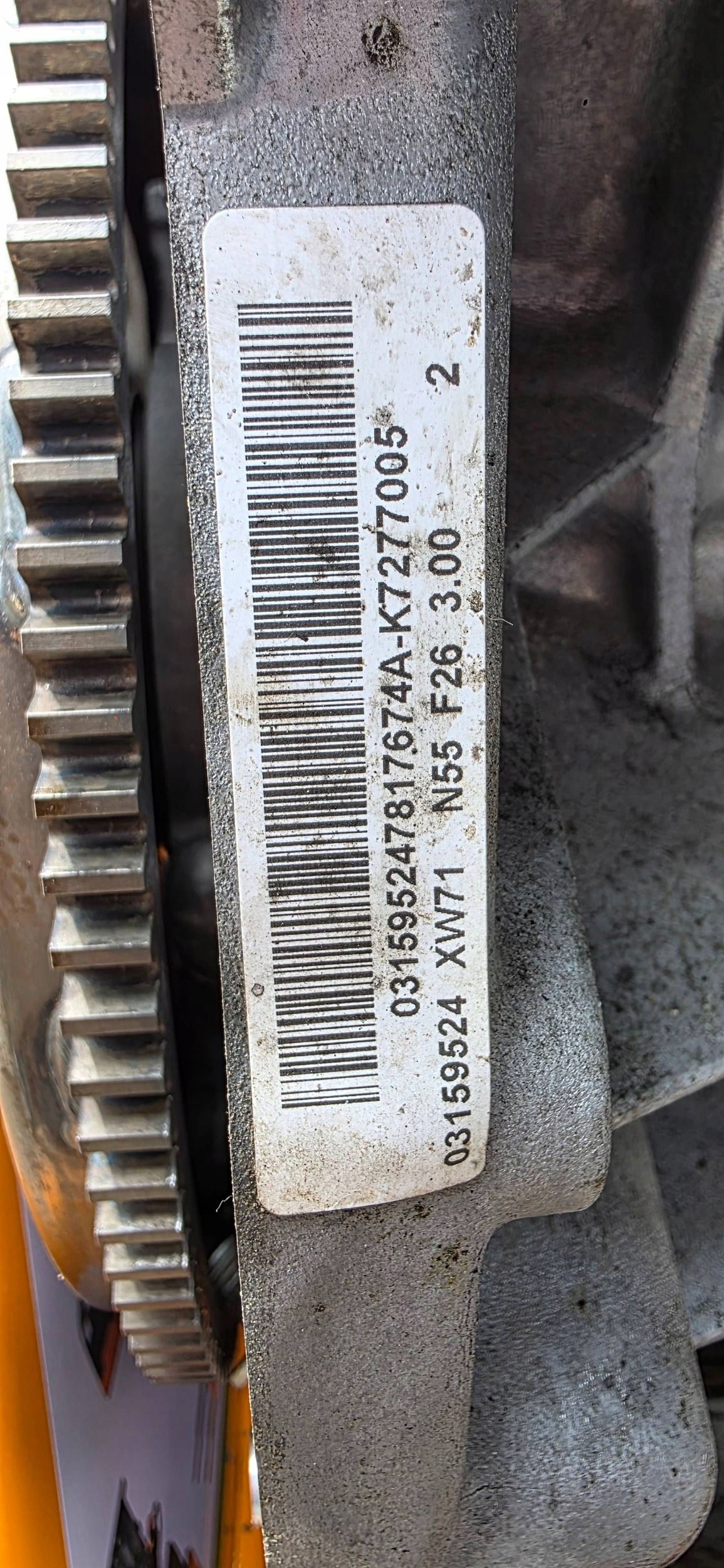 Moteur N55 B30 A — vue 8