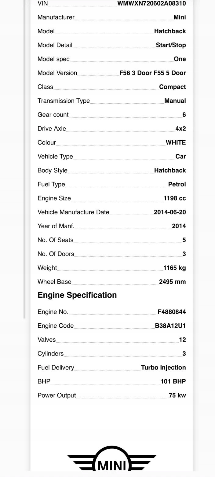 Moteur B38 A12 A - Image 13