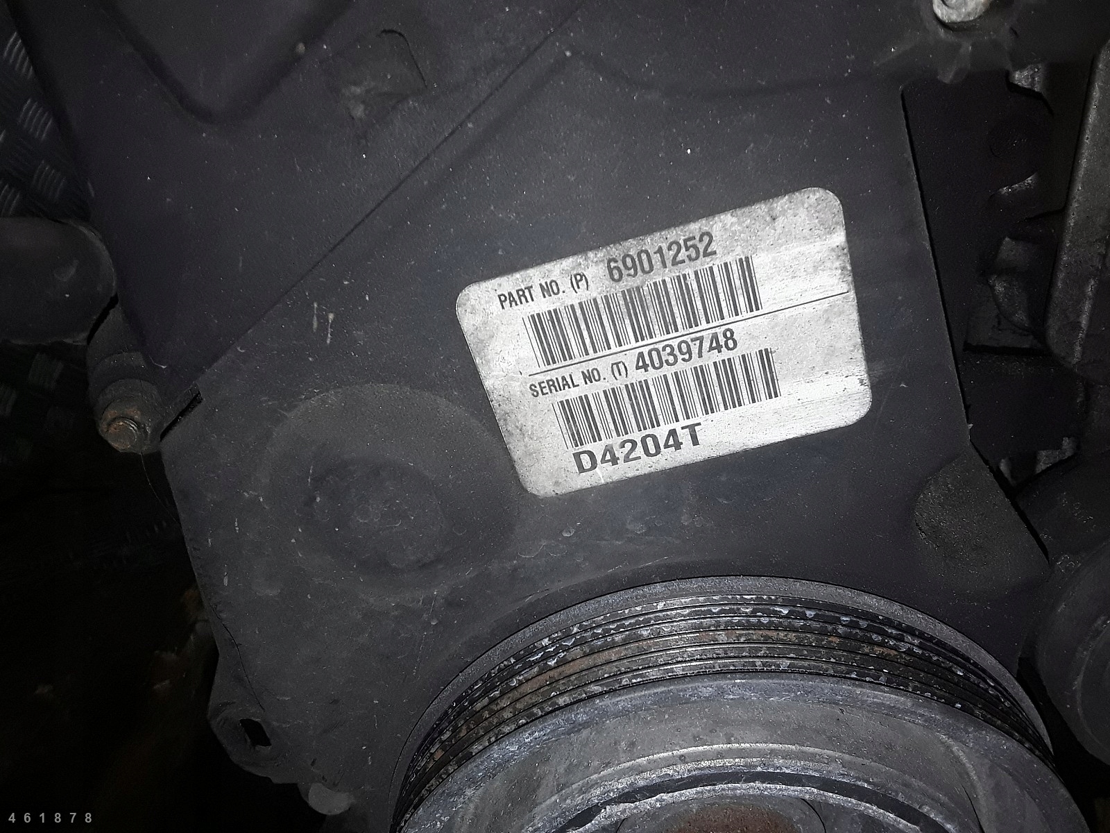 Moteur D 4204 T — vue 3