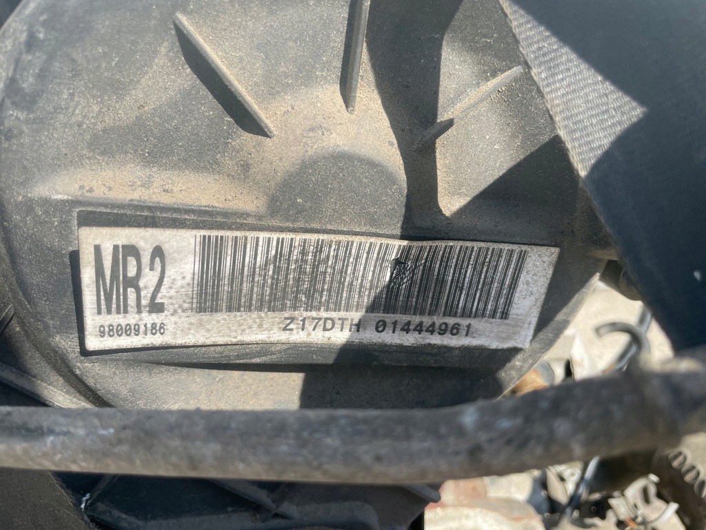 Moteur Z 17 DTH — vue 2