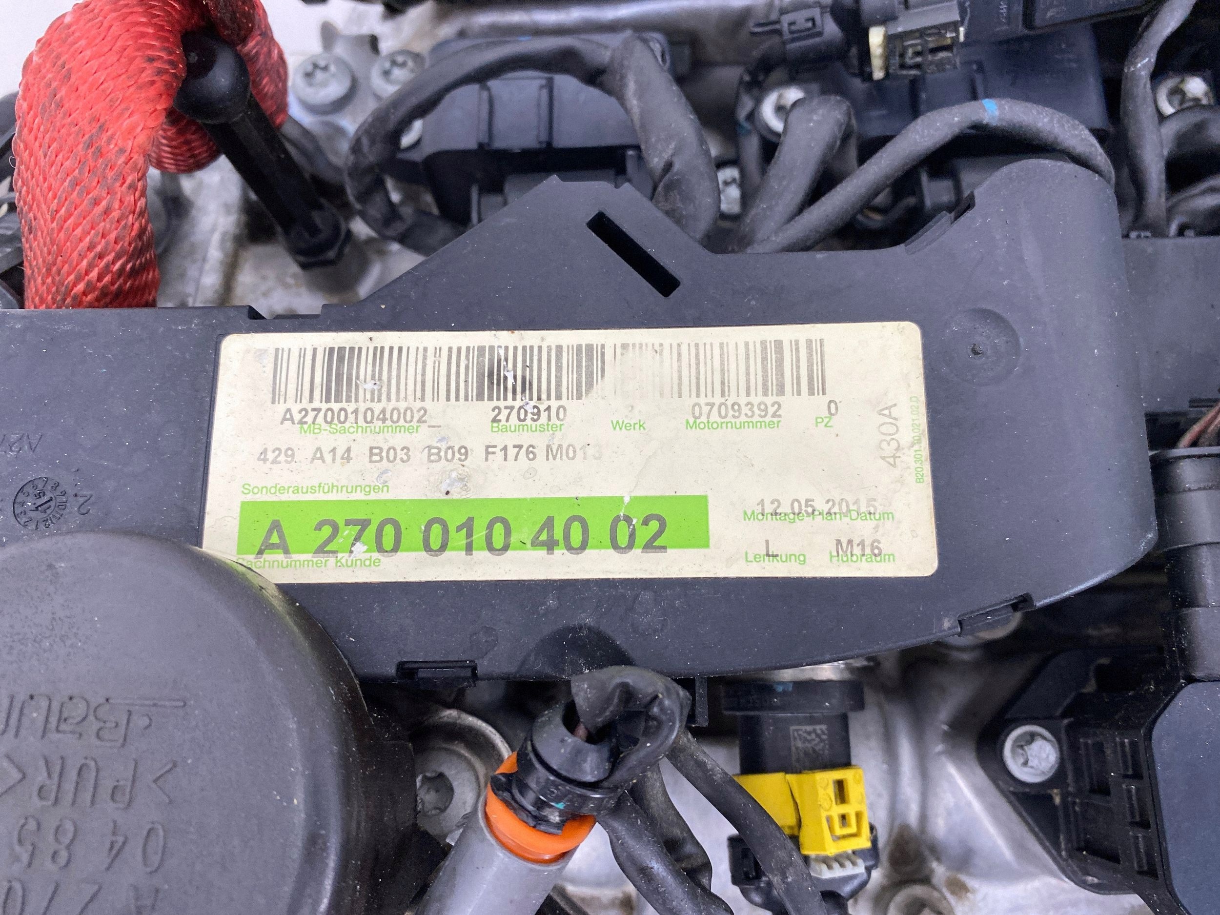 Moteur M 270.910 - Image 7