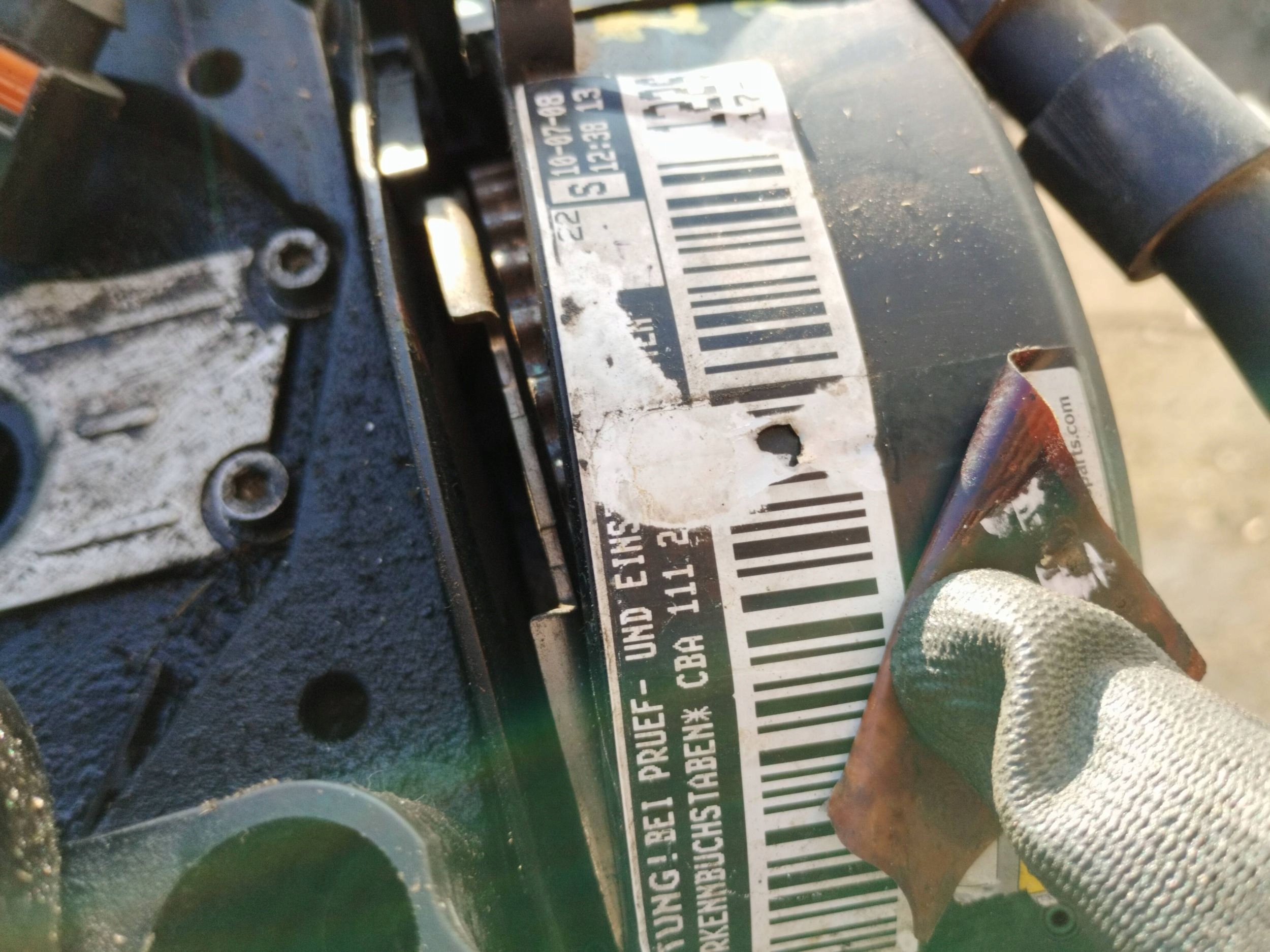 Moteur CBAA — vue 5