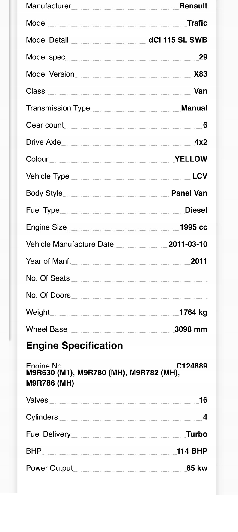 Moteur M9R 786 - Image 10