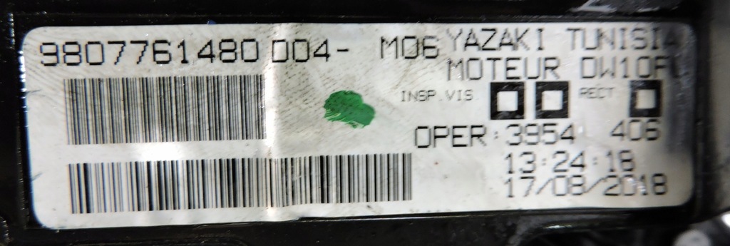 Moteur AHM (DW10FUE) — vue 3