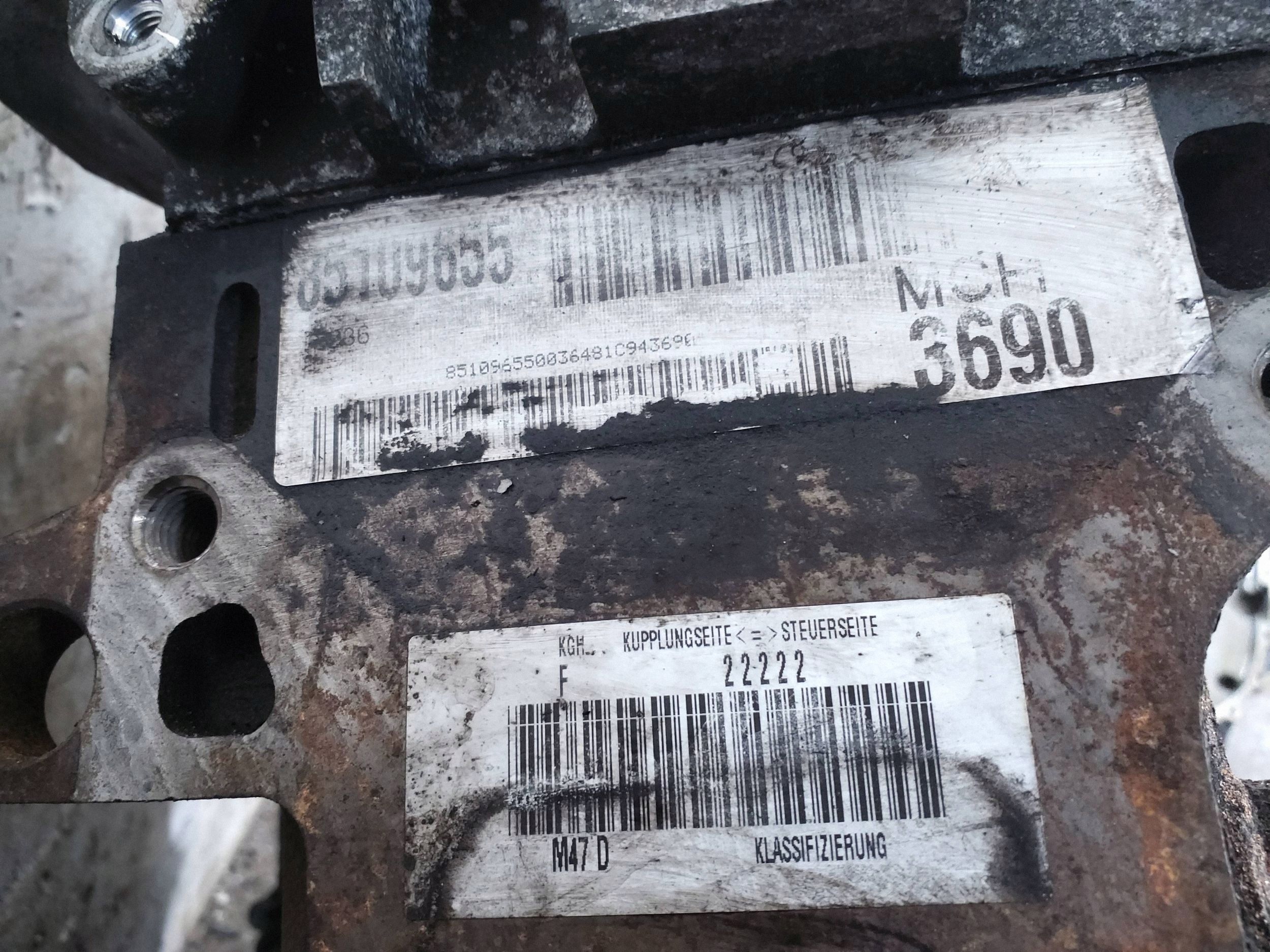 Moteur M47 D20 (204D1) - Image 5