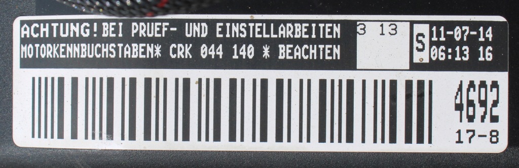 Moteur CRKA — vue 4