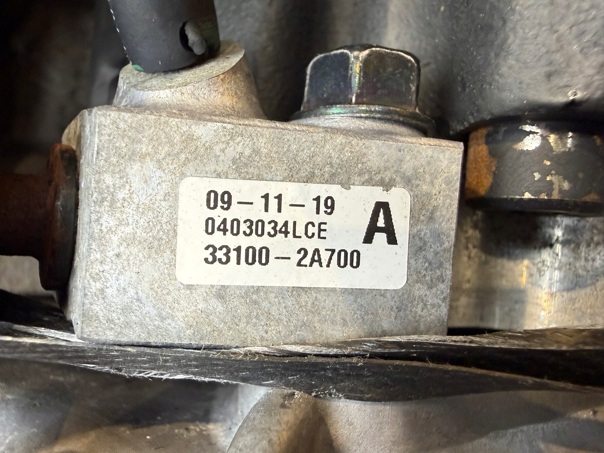 Moteur D4FC — vue 5