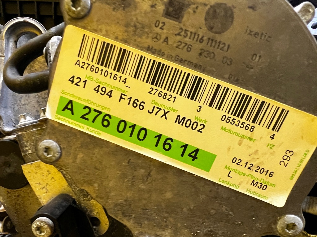 Moteur M 276.821 — vue 7