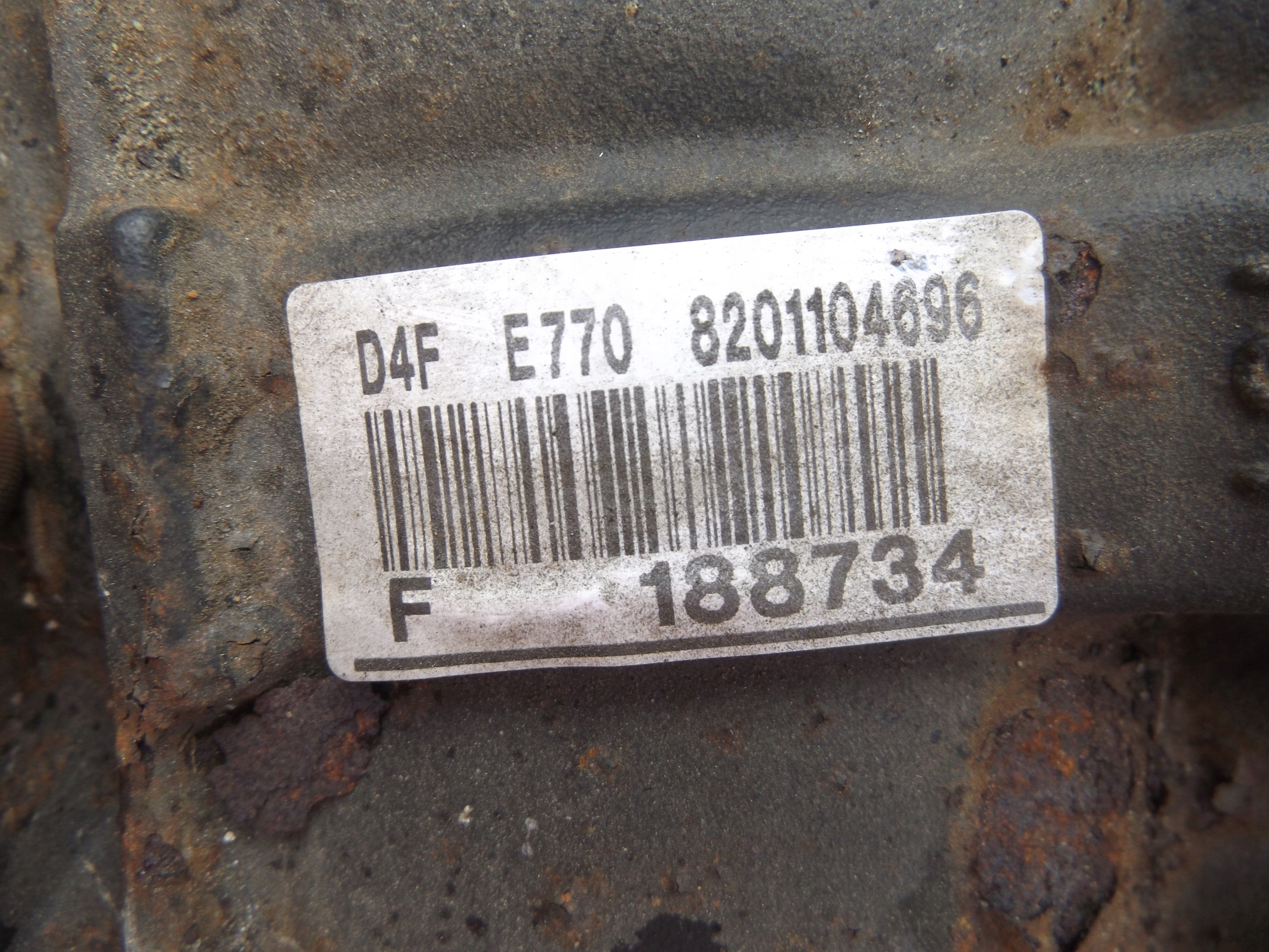 Moteur D4F 770 — vue 4