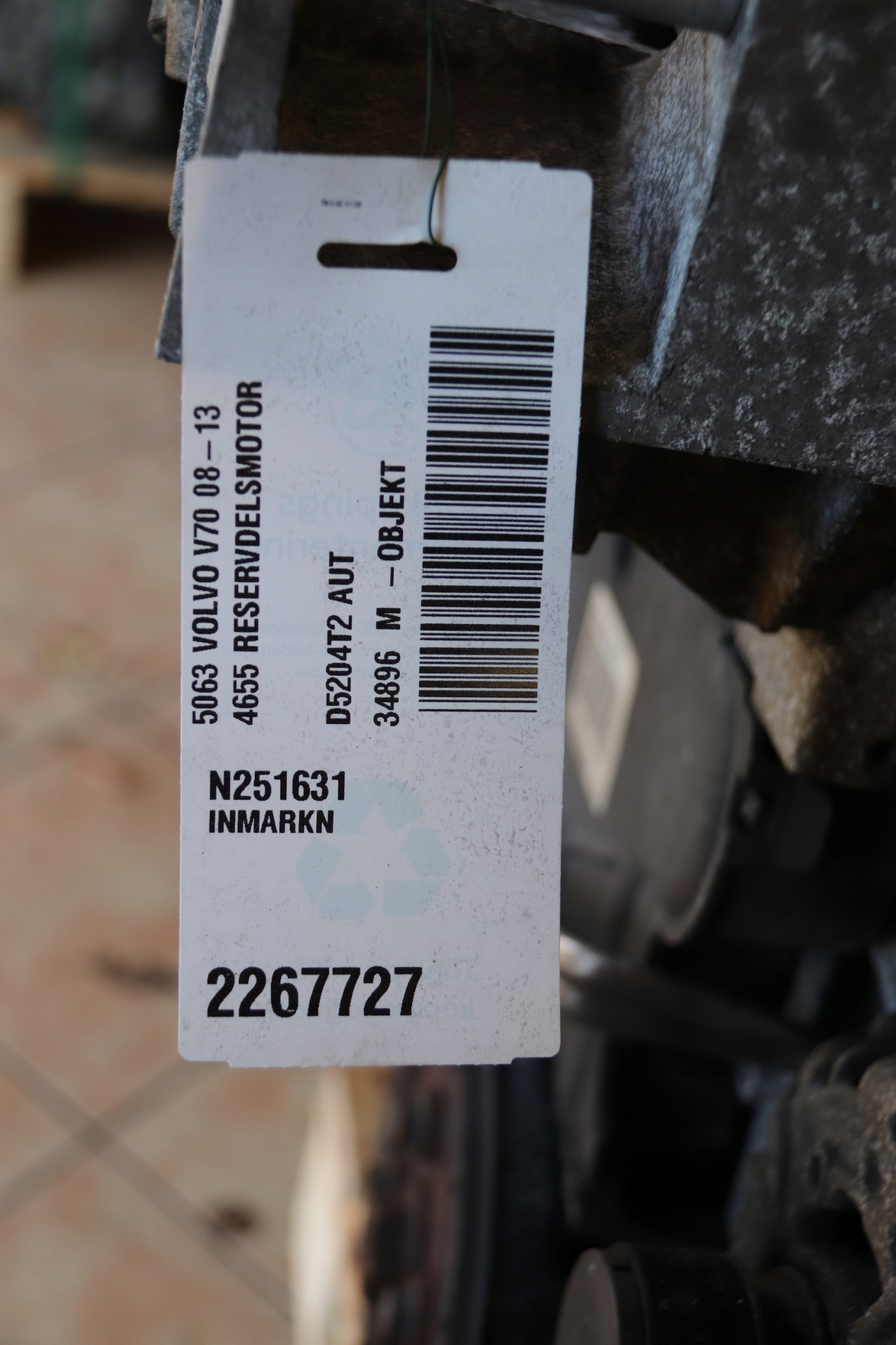 Moteur D 5204 T2 — vue 7