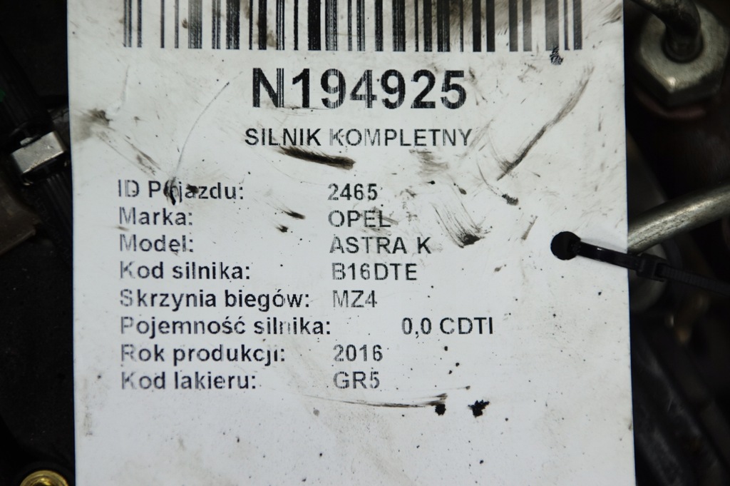 Moteur B 16 DTE - Image 4