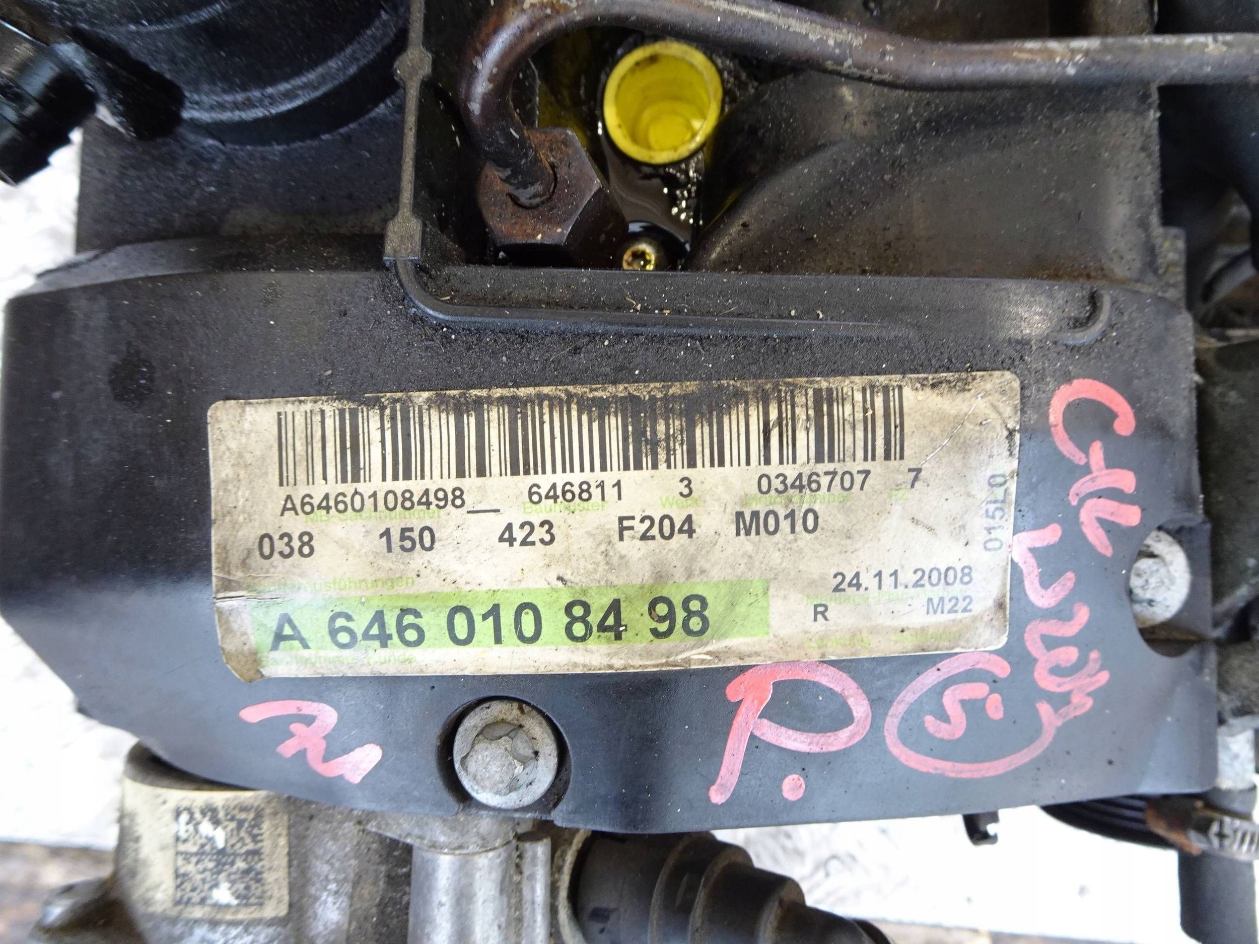 Moteur M 156.985 — vue 8
