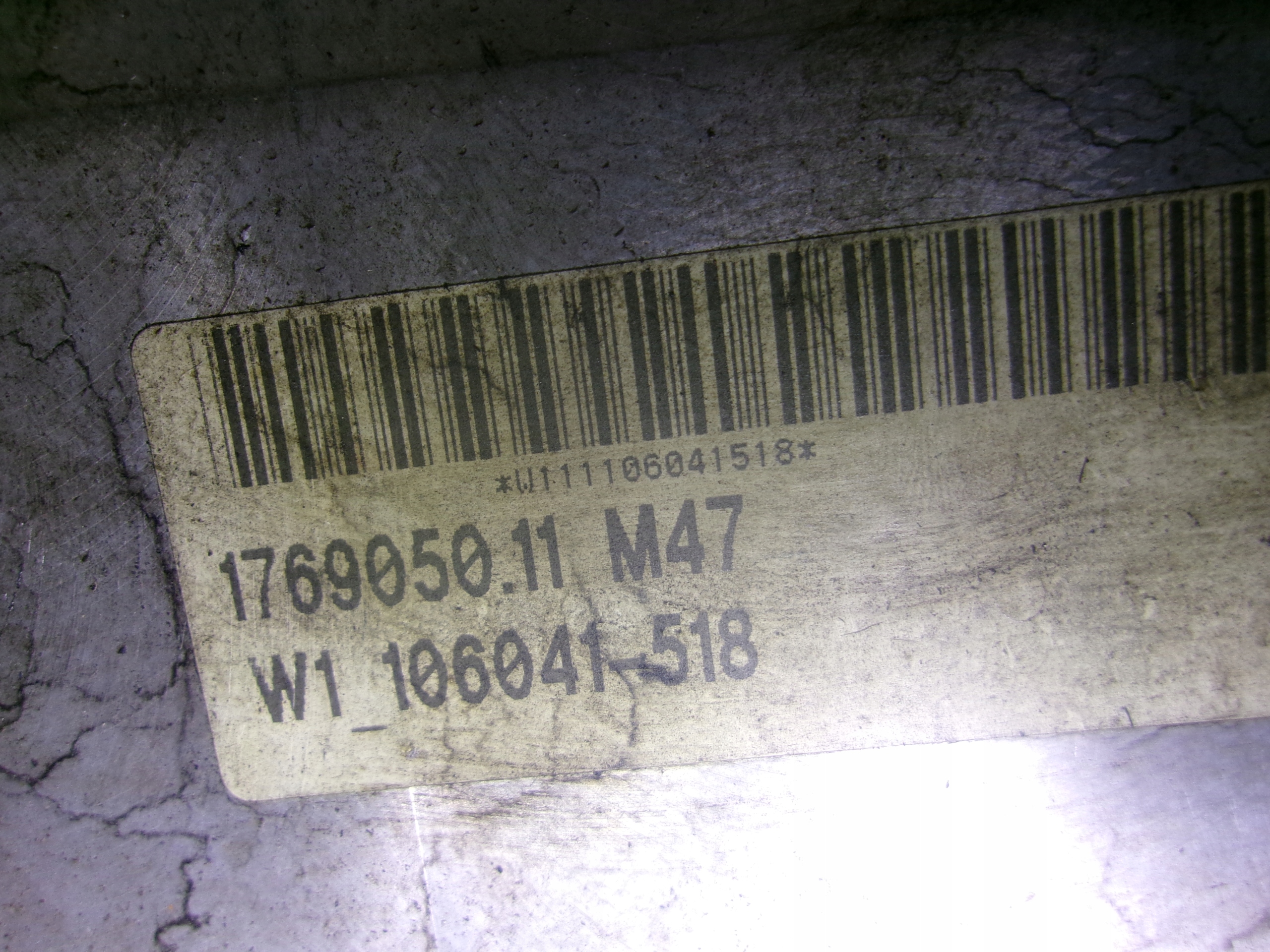 Moteur M47 D20 (204D1) — vue 5