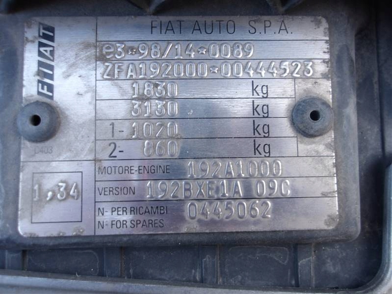 Moteur 192 A1.000 — vue 1