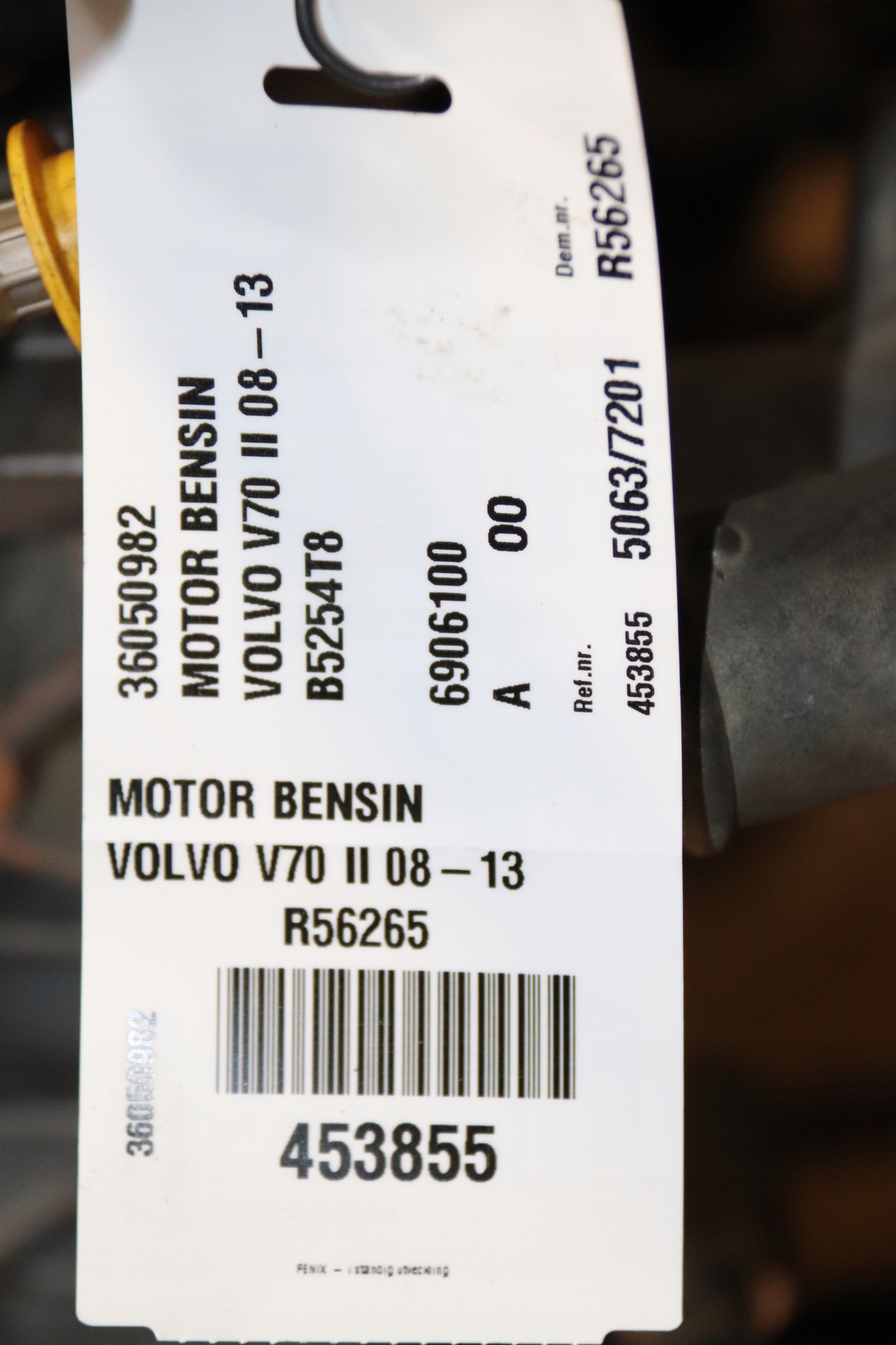 Moteur B 5254 T8 — vue 11