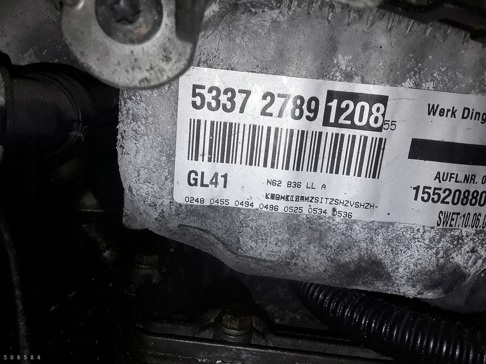 Moteur N62 B36 A — vue 4