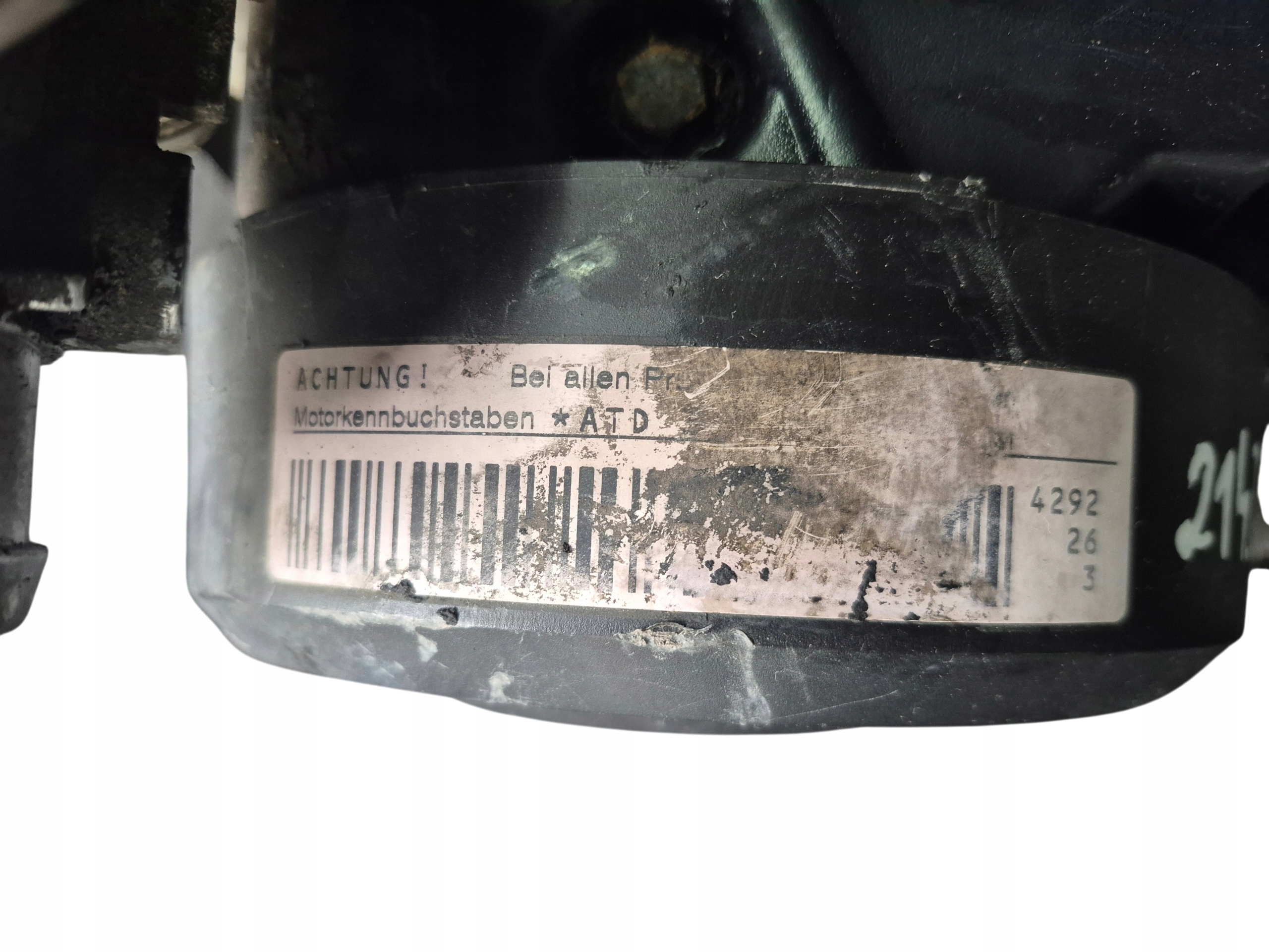 Moteur ATD — vue 1