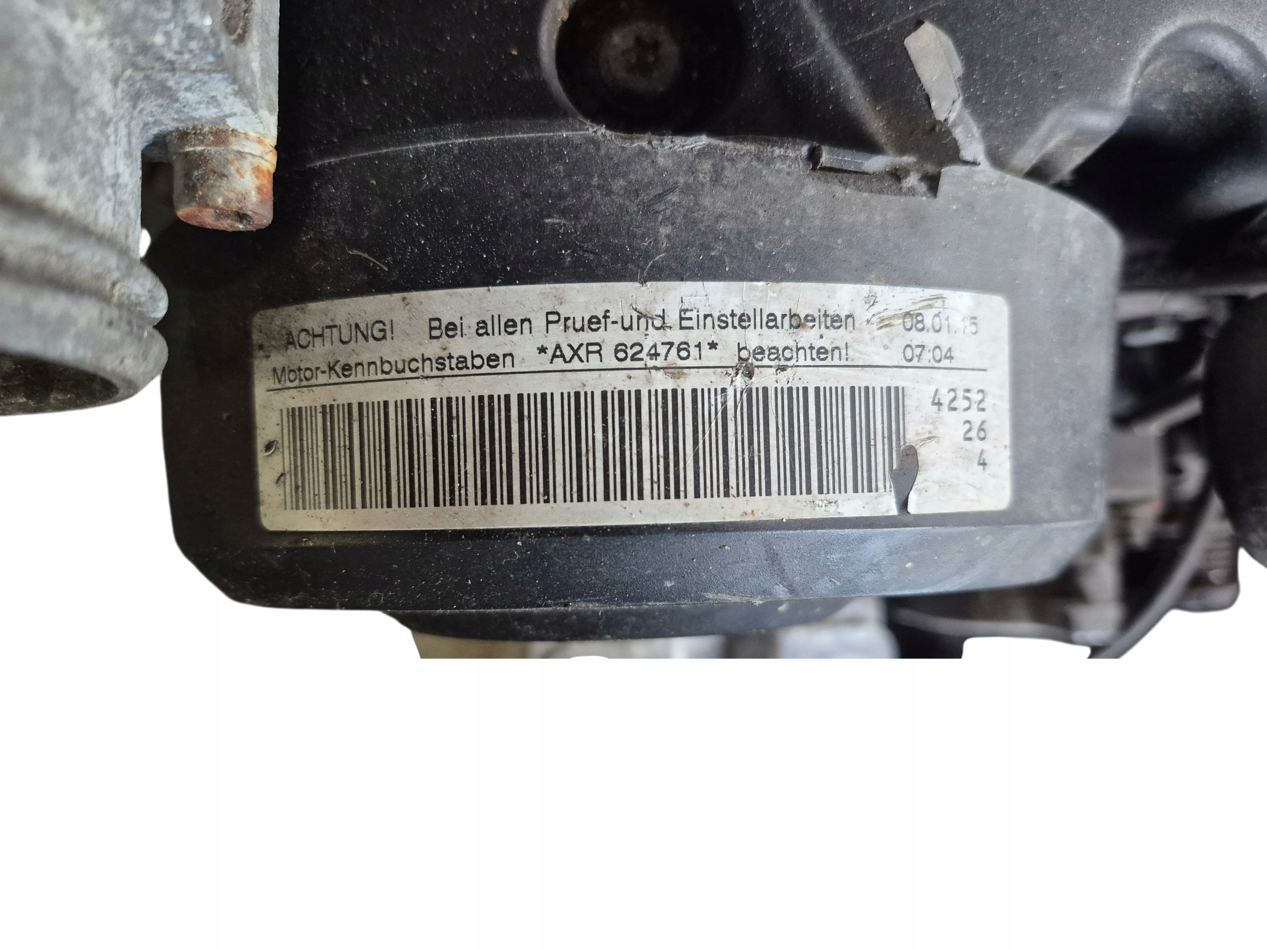 Moteur AXR — vue 1