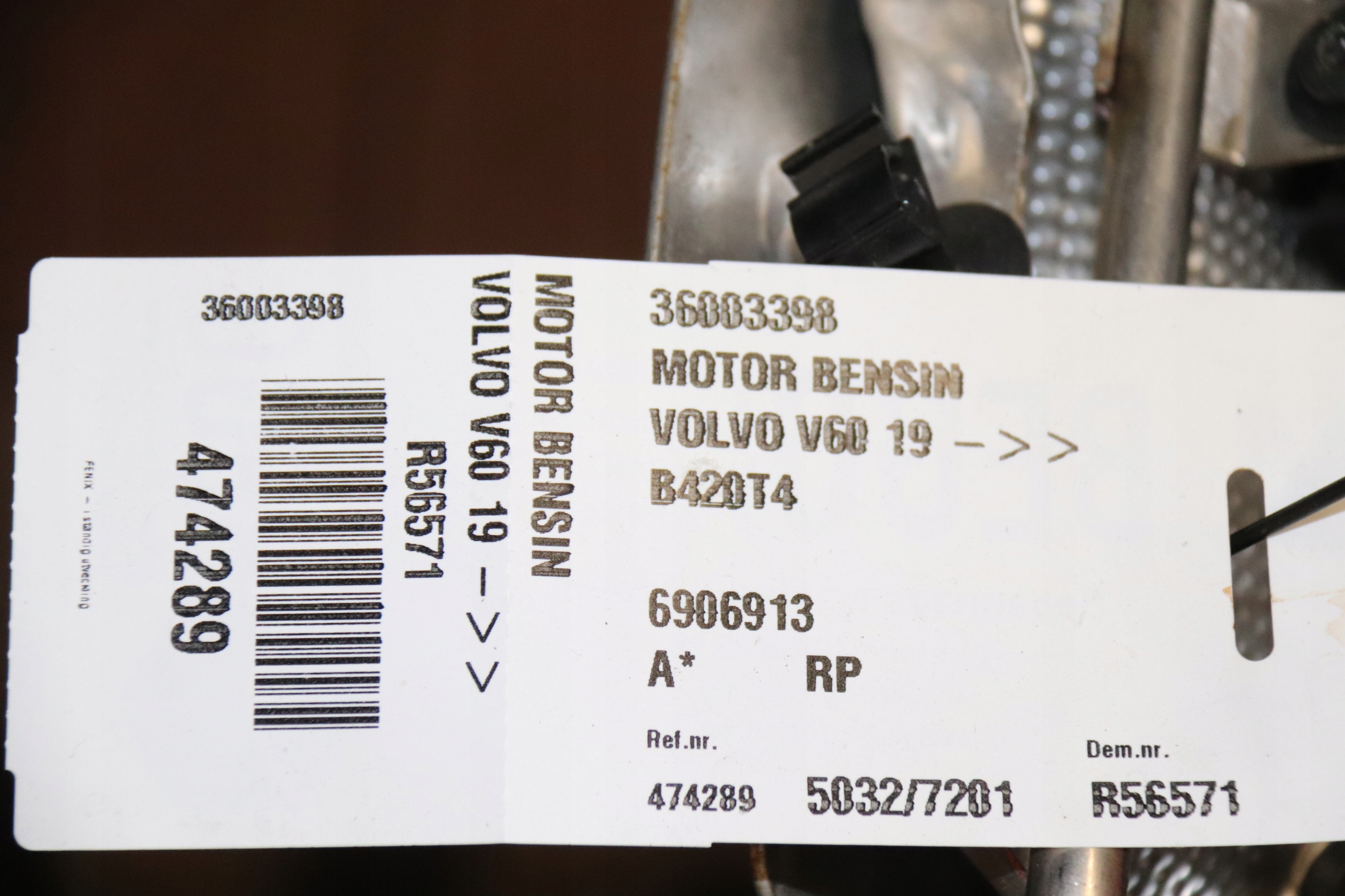 Moteur B 420 T4 — vue 10