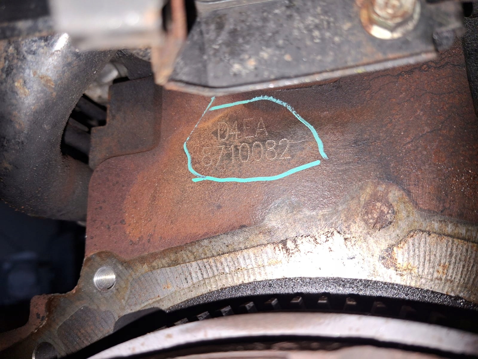 Moteur D4EA — vue 4