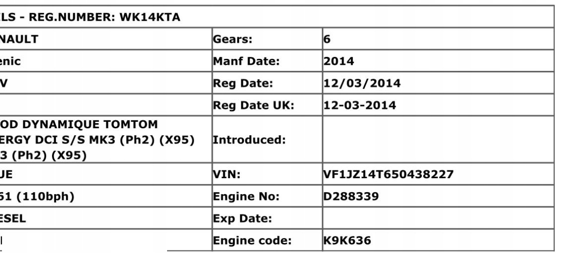 Moteur K9K 636 - Image 12