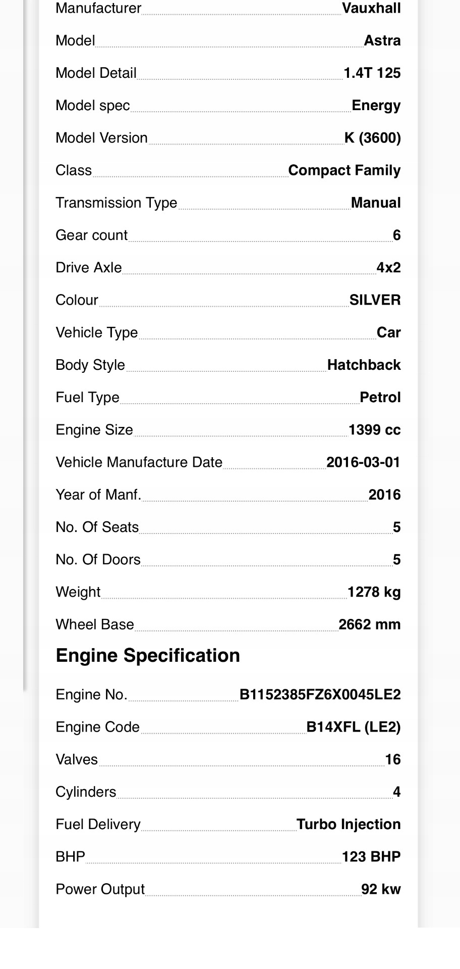 Moteur B 14 XFL - Image 13