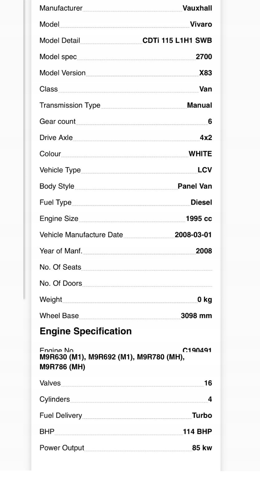 Moteur M9R 780 - Image 11