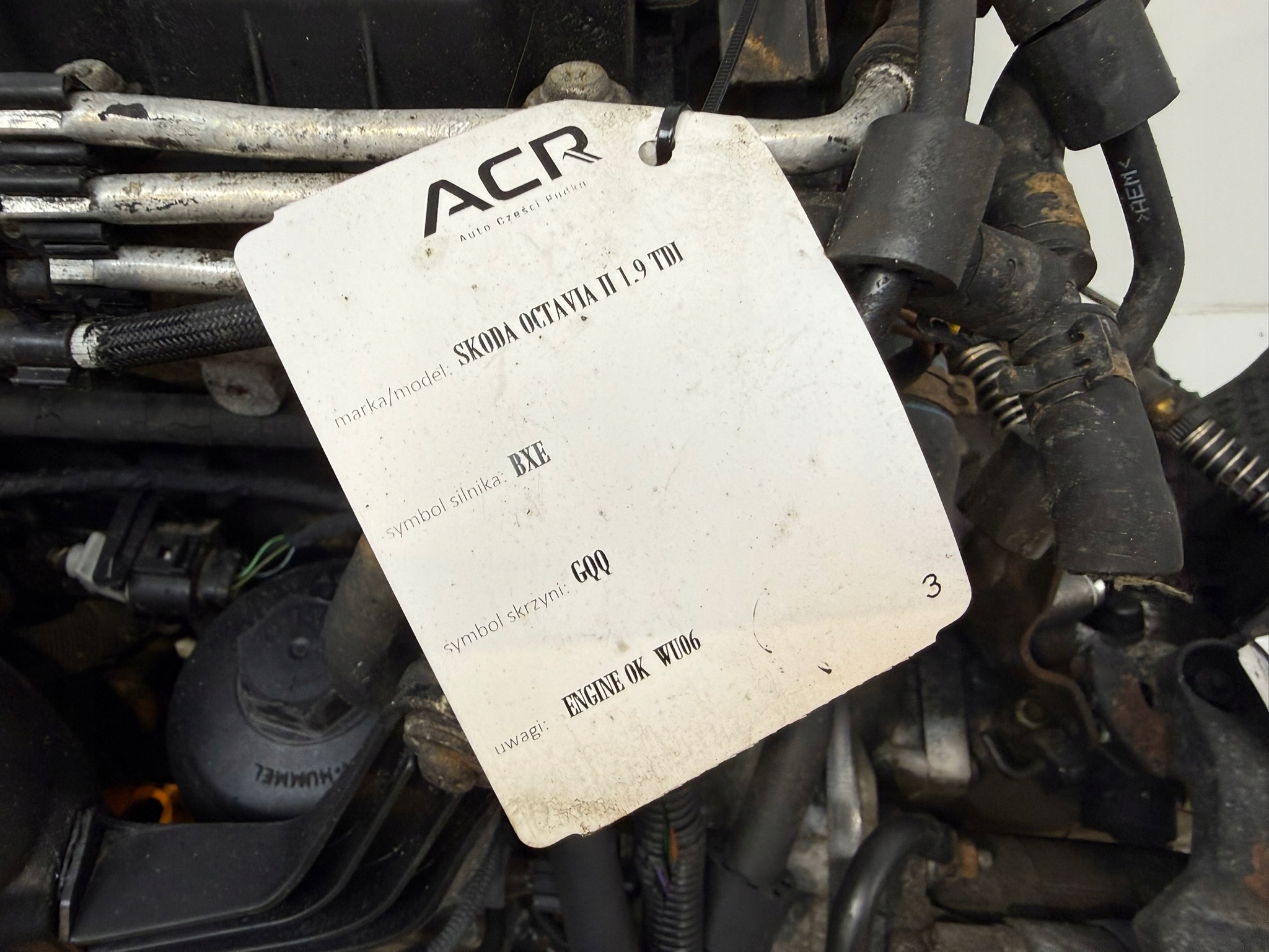 Moteur BXE — vue 13