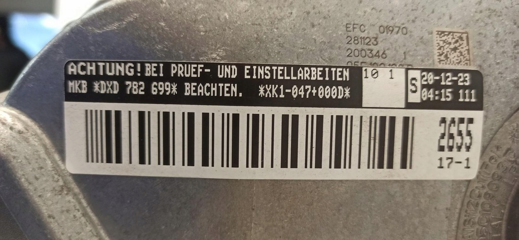 Moteur DXDB — vue 6